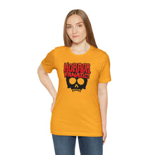 Load image into Gallery viewer, Sound FX HORROR FANATIC Unisex Jersey Short Sleeve Tee