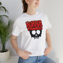 Load image into Gallery viewer, Sound FX HORROR FANATIC Unisex Jersey Short Sleeve Tee