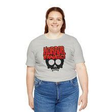 Load image into Gallery viewer, Sound FX HORROR FANATIC Unisex Jersey Short Sleeve Tee