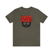 Load image into Gallery viewer, Sound FX HORROR FANATIC Unisex Jersey Short Sleeve Tee