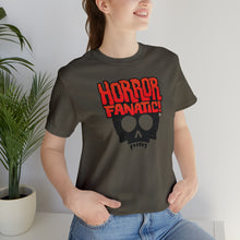 Load image into Gallery viewer, Sound FX HORROR FANATIC Unisex Jersey Short Sleeve Tee