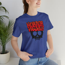 Load image into Gallery viewer, Sound FX HORROR FANATIC Unisex Jersey Short Sleeve Tee