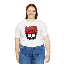 Load image into Gallery viewer, Sound FX HORROR FANATIC Unisex Jersey Short Sleeve Tee