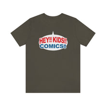 Load image into Gallery viewer, SoundFX HEY!! KIDS!! COMICS!! Unisex Jersey Short Sleeve Tee